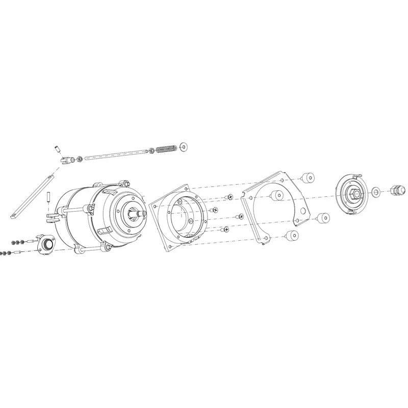 Nuova mythone 빈 밀 오리지널 커터 헤드 시트 고정 두 브래킷 피팅