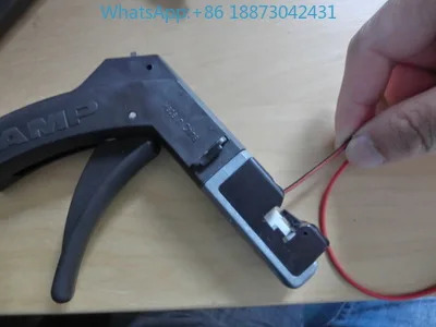 TE/와이어 프레싱 도구 MTA156은 터미널 58247-158074-1을 관통 검은색 손잡이는 58580-1과 동일