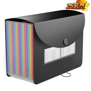 25포켓 아코디언 파일 파일철 도큐먼트 클리어 화일 서류 정리 A4 실사용 후기 | 효과 있을까? - 상품 이미지 1