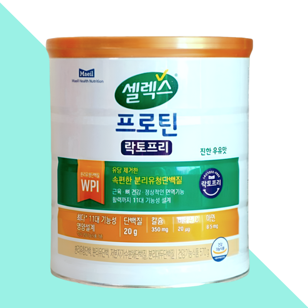 셀렉스 프로틴 락토프리 WPI 분리유청 단백질 570gX1캔 - 메인 이미지
