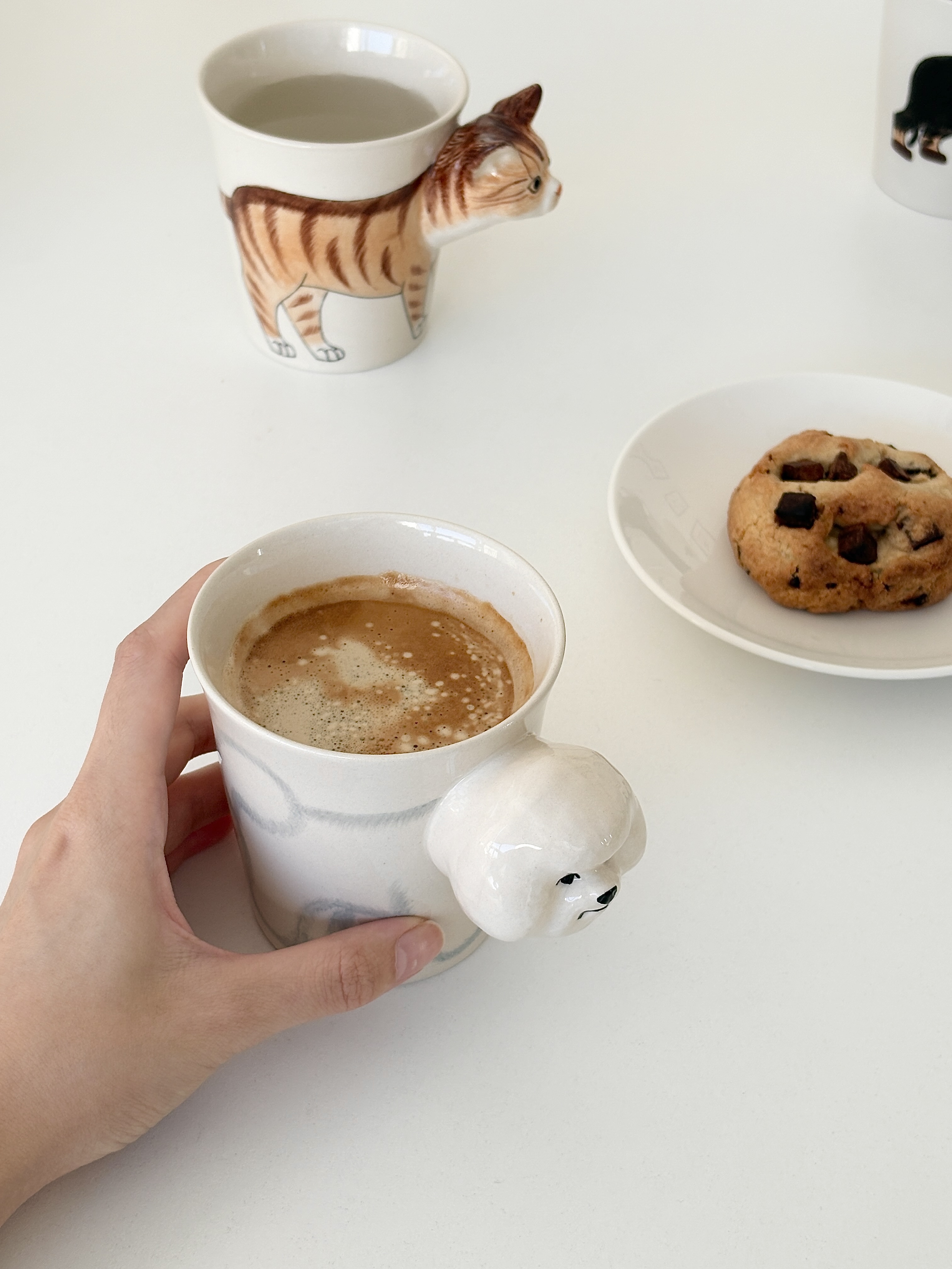 애니멀 머그컵 핸드메이드 3D 머그잔 270ml 집들이 선물