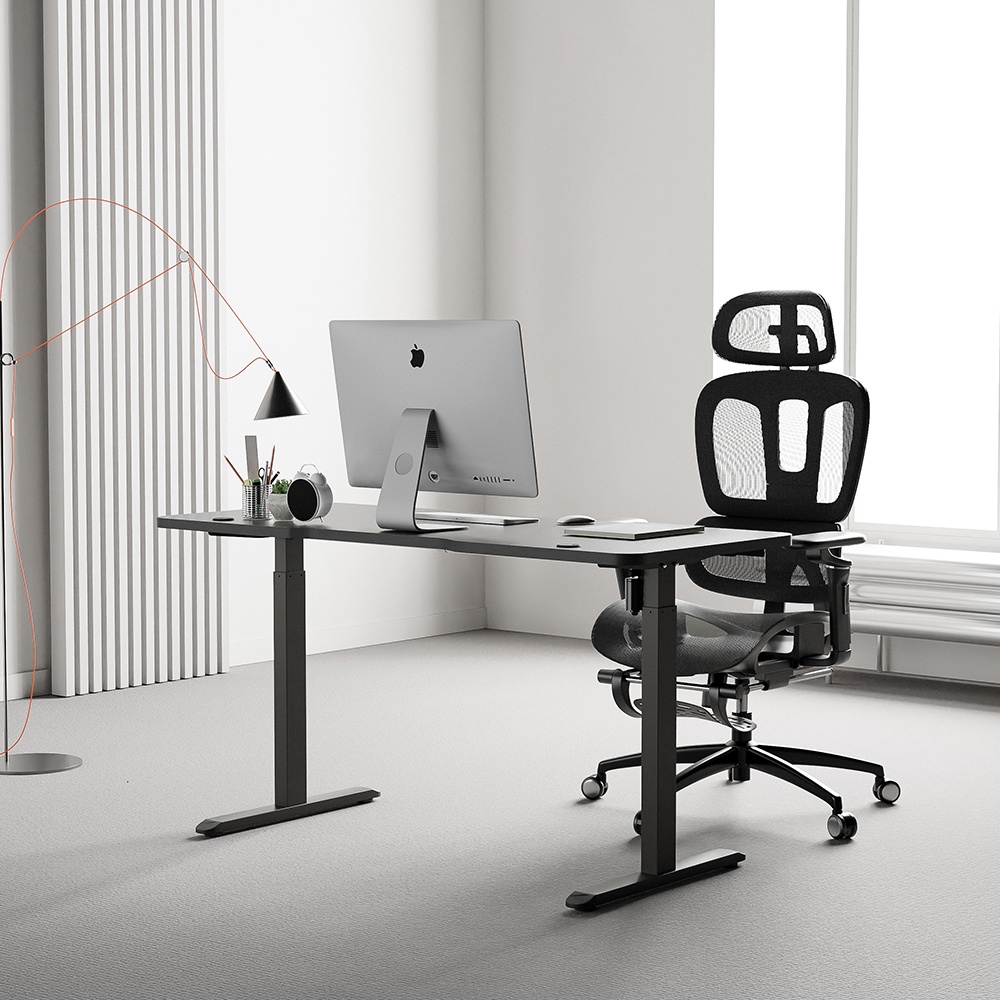 토핑홈 전동 모션데스크 높이조절 책상 스탠딩 책상 스탠드 싱글모터 1000