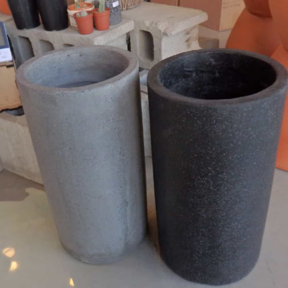 화분 원통형 21x40cm 이쁜화분 긴화분 원형화분 - 메인 이미지