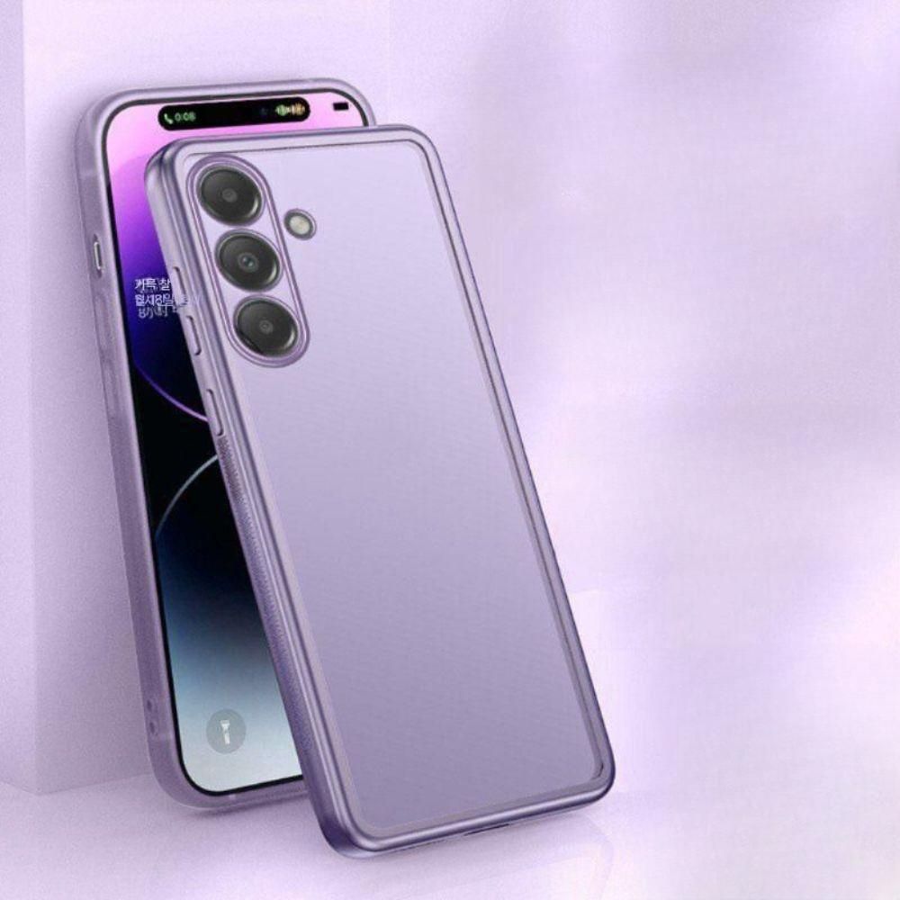 갤럭시 A17 케이스 5G 투명 렌즈 필름 보호 심플 매트 슬림 실리콘 컬러 커버 - 상품 이미지