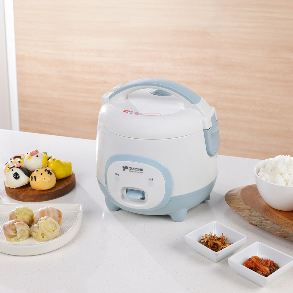 키친아트 미니 전기밥솥 3인용 컴팩트 소형 자취 원룸