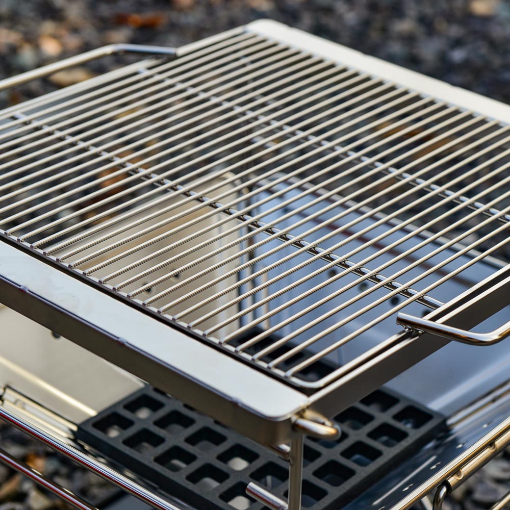 와이드 화로대 중형 폼가방 포함 접이식 캠핑화로대 바베큐그릴