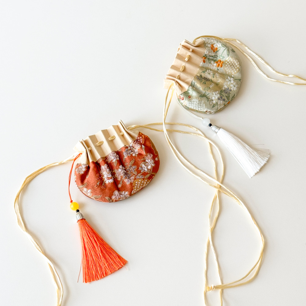 데이로이 미니 복주머니 전통 복조리 새해 복주머니 외국인 기념품 명절 선물