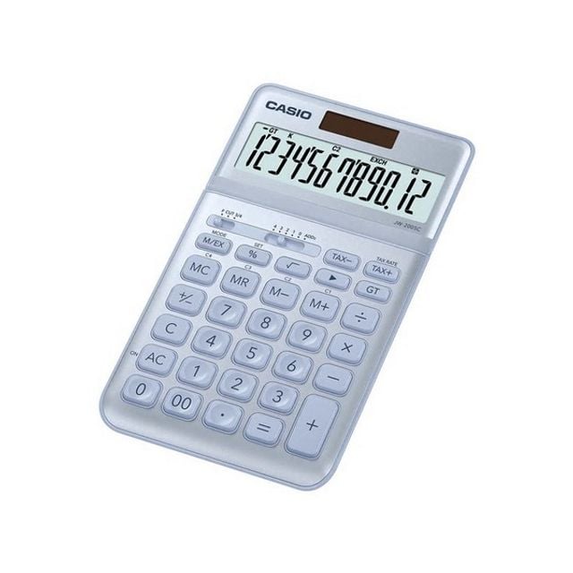 카시오 계산기 JW-200SC-BU 블루 - 상품 이미지