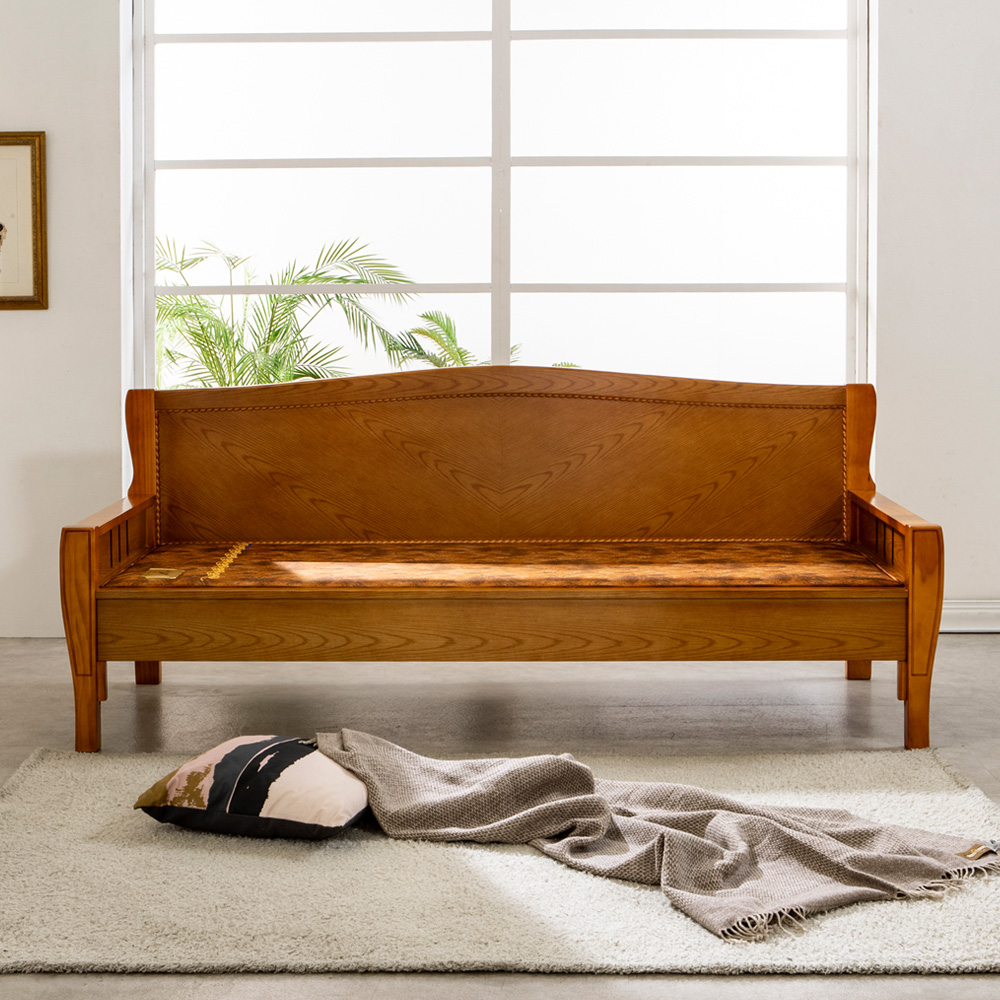 웰니즈 3인용 온열소파 온돌 황토볼 카우치 흙쇼파