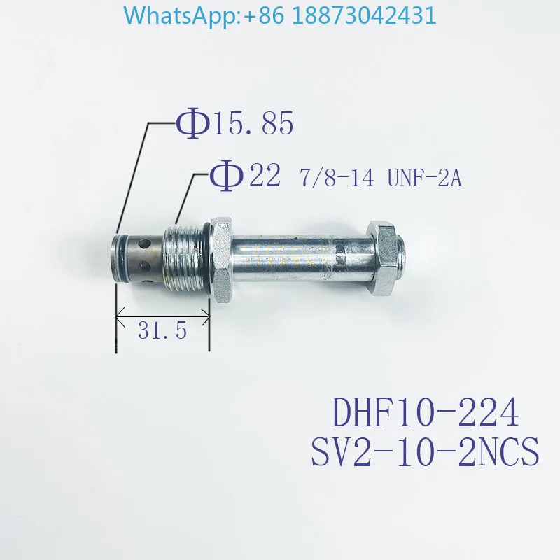 스레드형 SV2-10-2NCS /DHF10-224 양방향 정상 유압 솔레노이드 밸브.