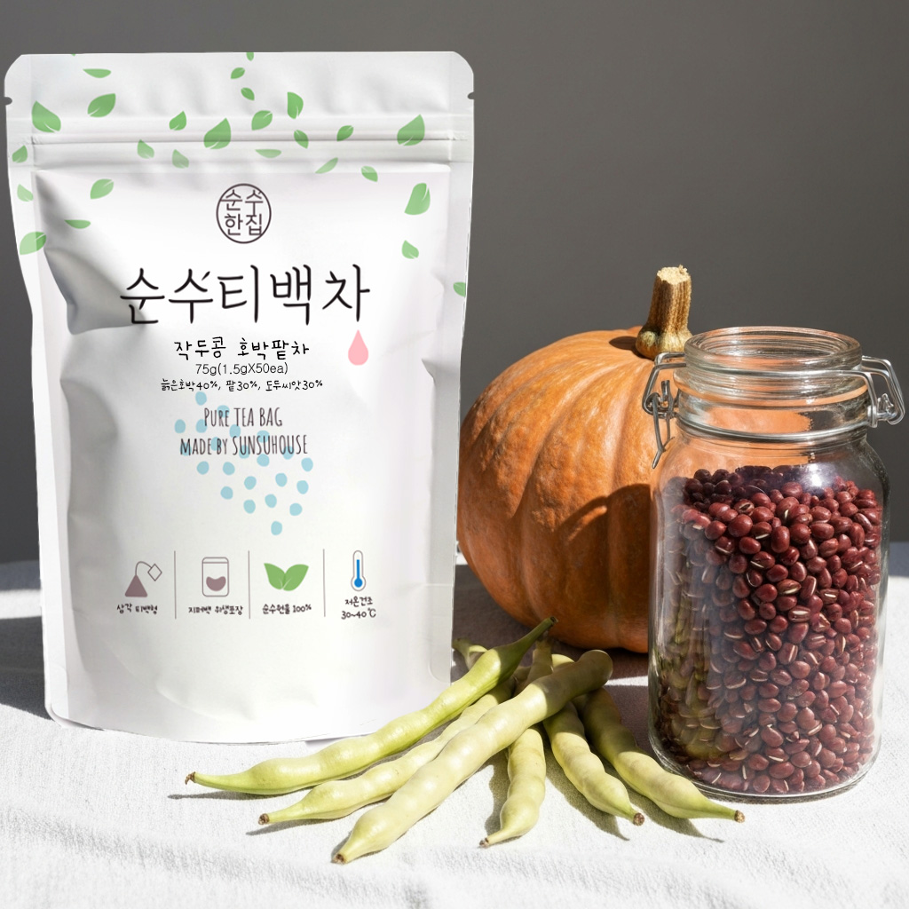 1+1 티백 50개입 작두콩 호박팥차 이미지 3