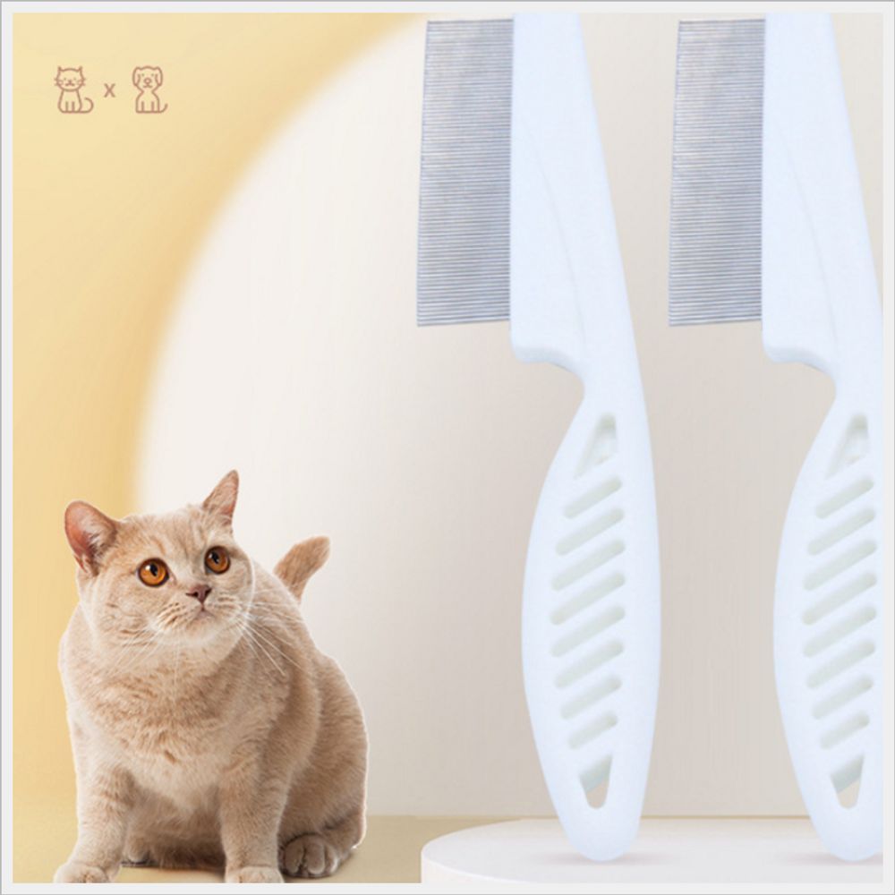 반려동물 엉킨털 제거 일자빗 고양이 강아지 슬리커 빗 종류 소형_x000D_ - 메인 이미지