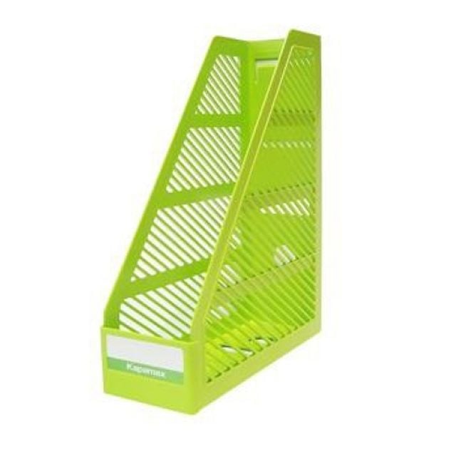 (카파맥스) 280 개폐식화일꽂이 킹꽂이 연두 36100/W92xD253xH313mm 박스(20개입) - 상품 이미지