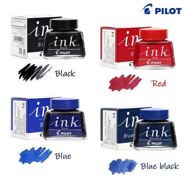 파이롯트 정품 만년필 병잉크 30ml INK-30 B 블랙 - 메인 이미지