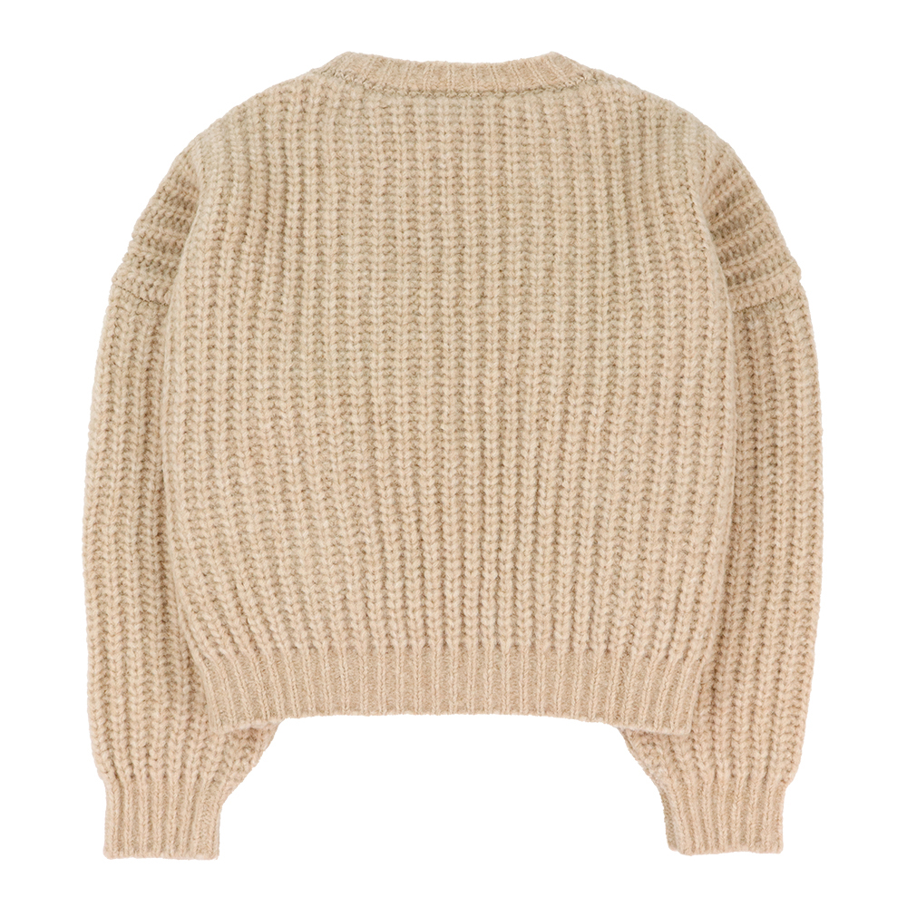 샤이나모트 여성 Classic Crewneck 니트 스웨터 CLASSICCREWNECK-FW24-FAWN - 상세 이미지 2