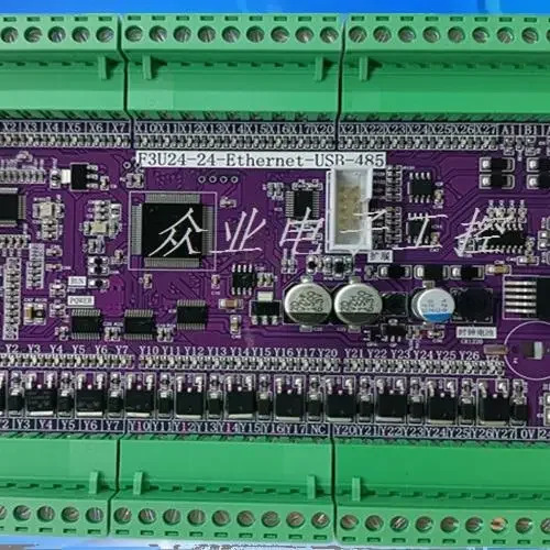 PLC 산업제어 보드 F3U24-24-Ethrtnet-USB-485 프로그래밍 컨트롤러 교체