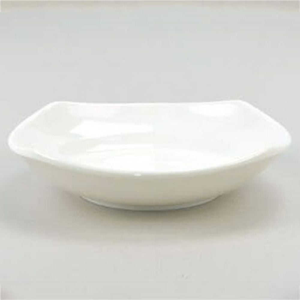 멜라민 접시 반찬 그릇 쿠프 사각 접시 식기 14.4cm 3호 203 - 메인 이미지