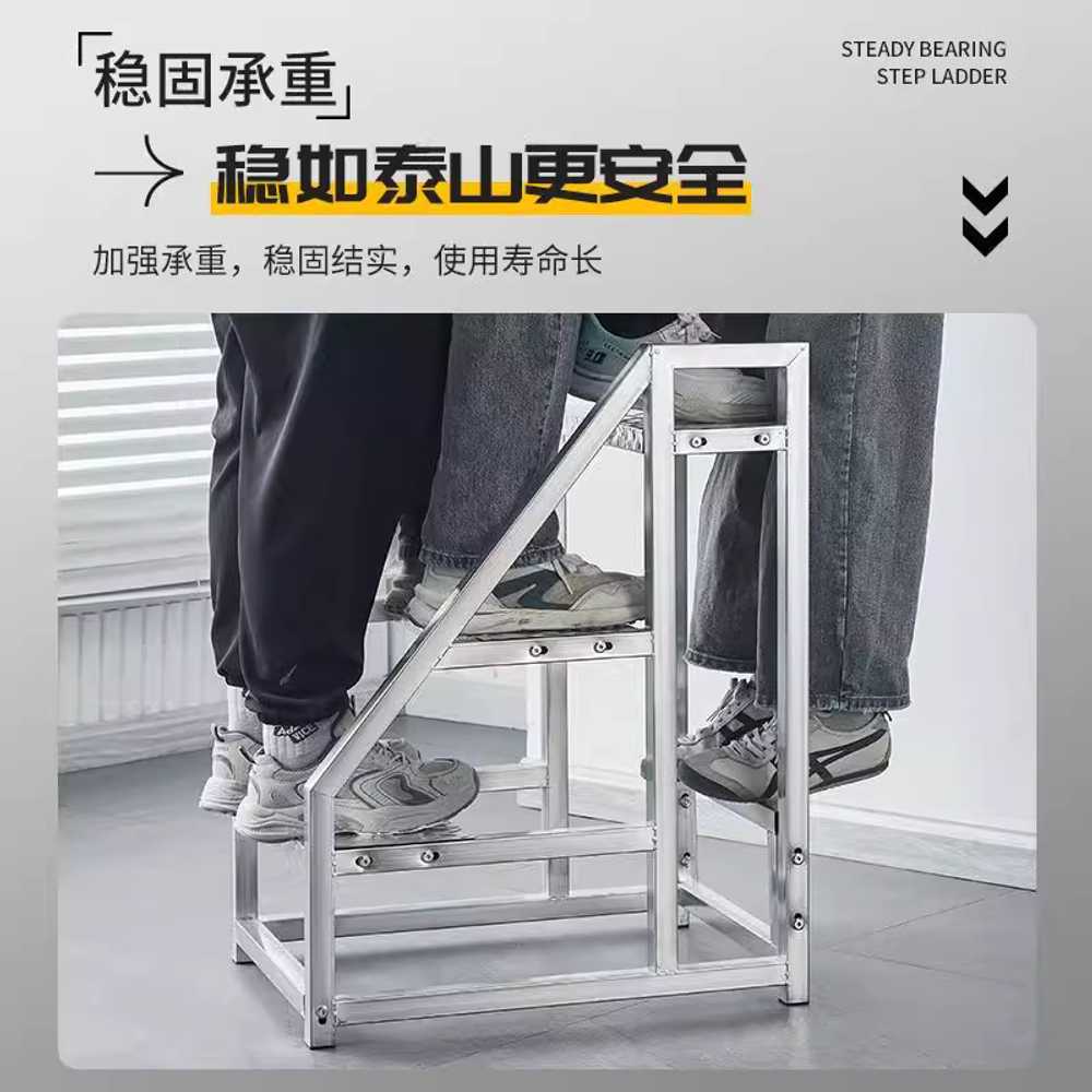 철제 계단 사다리 산업용 물류 창고 이동식 등반 도구 70cm - 상세 이미지 4