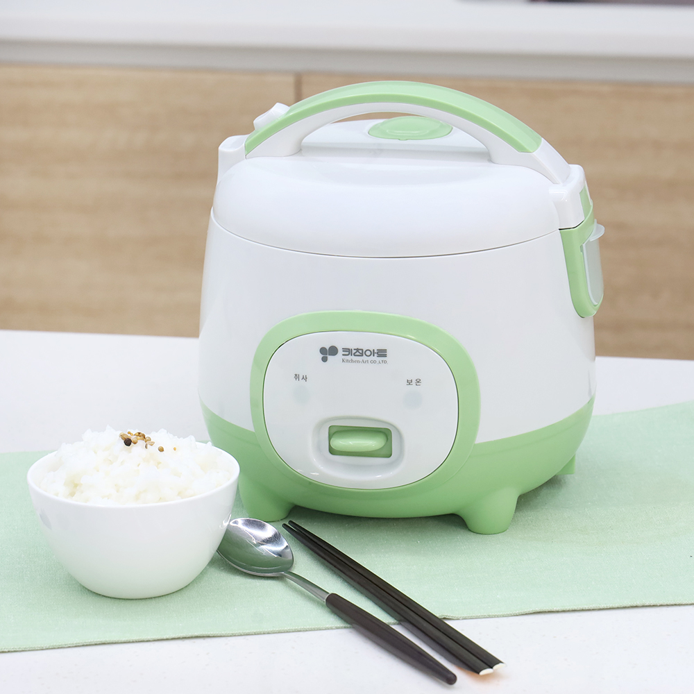 키친아트 미니 전기밥솥 3인용 컴팩트 소형 자취 원룸
