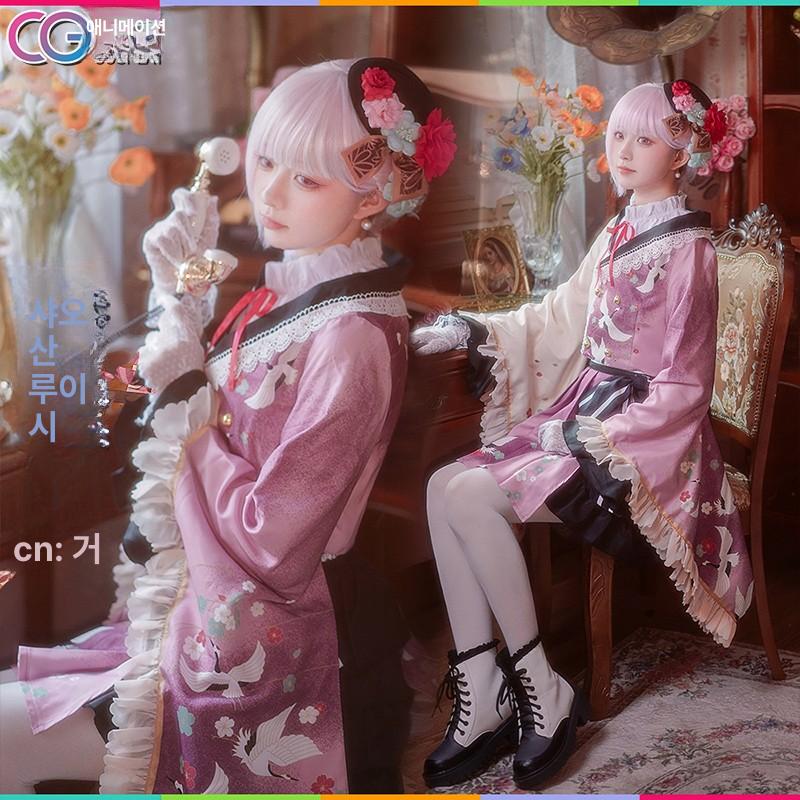 프로세카 프로젝트 세카이 코스프레 아키야마 미즈키 25시 나이트코드에서 일본풍 로리타 의상 - 메인 이미지