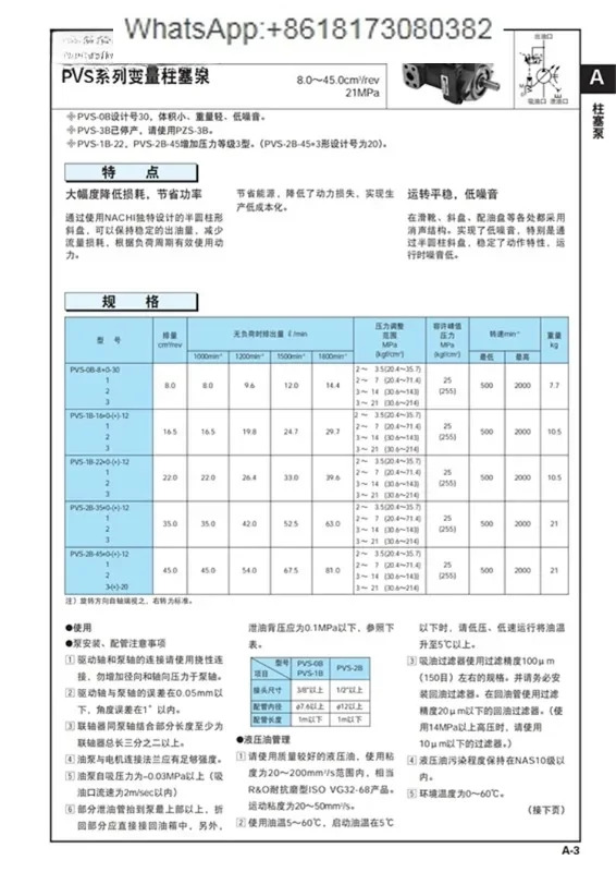 IPH-2B-3.5/5/6.5/8-11 기어 펌프 IPH-3B-10/13/16-20