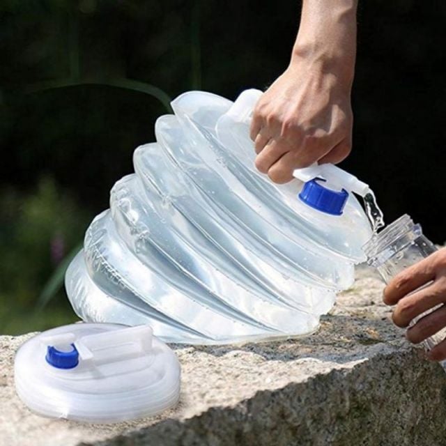 캠핑용물통 10L 캠핑물통 약수통 자바라물통 생수통 - 상품 이미지