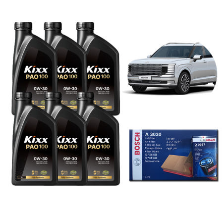 GS칼텍스 디올뉴 팰리세이드 LX3 2.5 터보 가솔린 엔진오일 [킥스파오100 0W30]