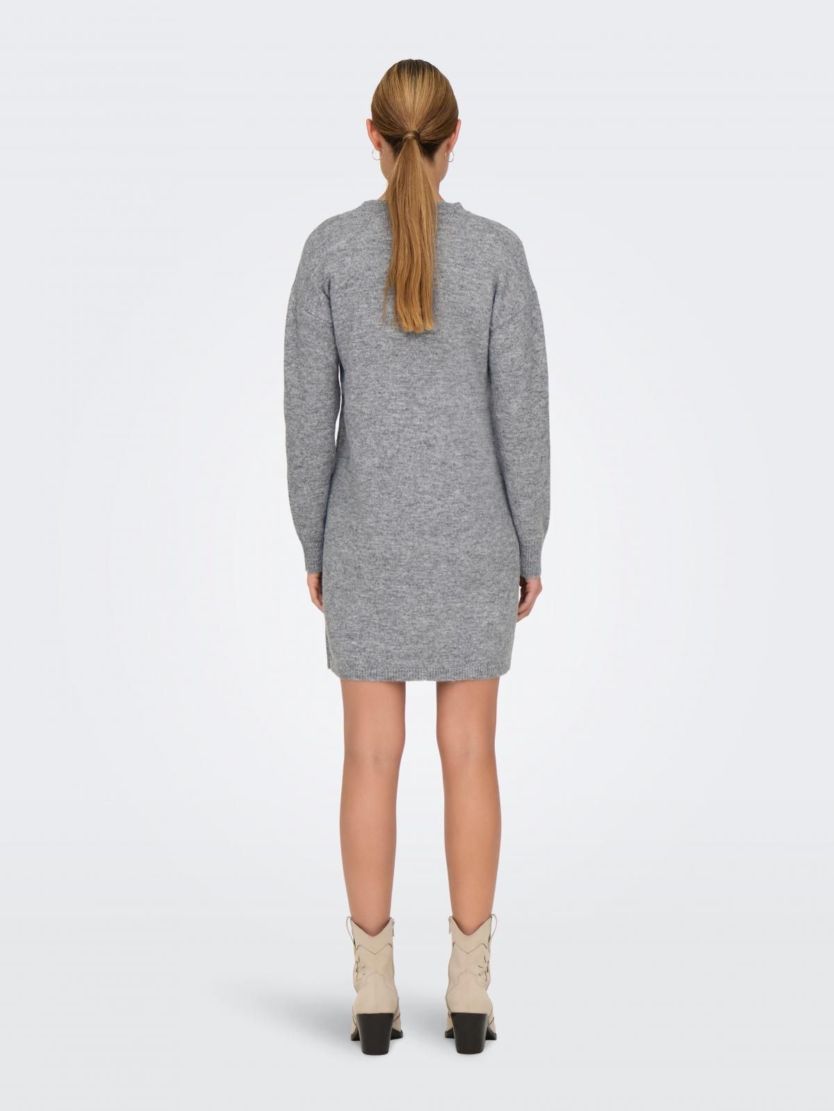 제이디와이 쥬얼 장식 니트 미니 원피스 15341788_2383_1163503 GREY / DARK GREY MELANGE - 상세 이미지 2