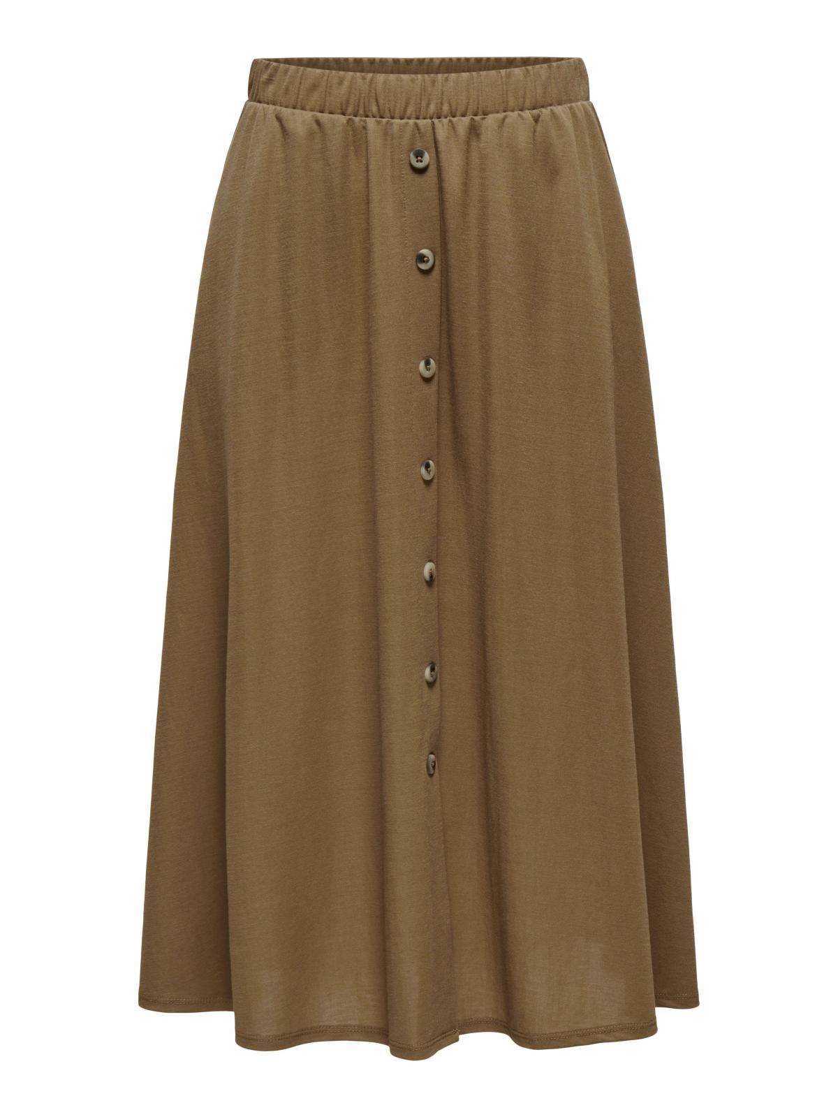 제이디와이 베이직 버튼 미디 스커트 15328378_7383_1128910 BROWN / MALT BALL - 상세 이미지 3