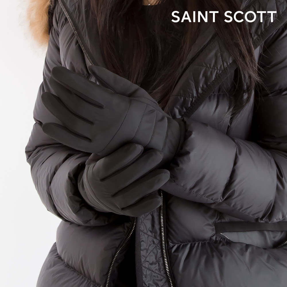 세인트스코트 패딩 스마트 터치 여성 겨울 퀄팅 장갑