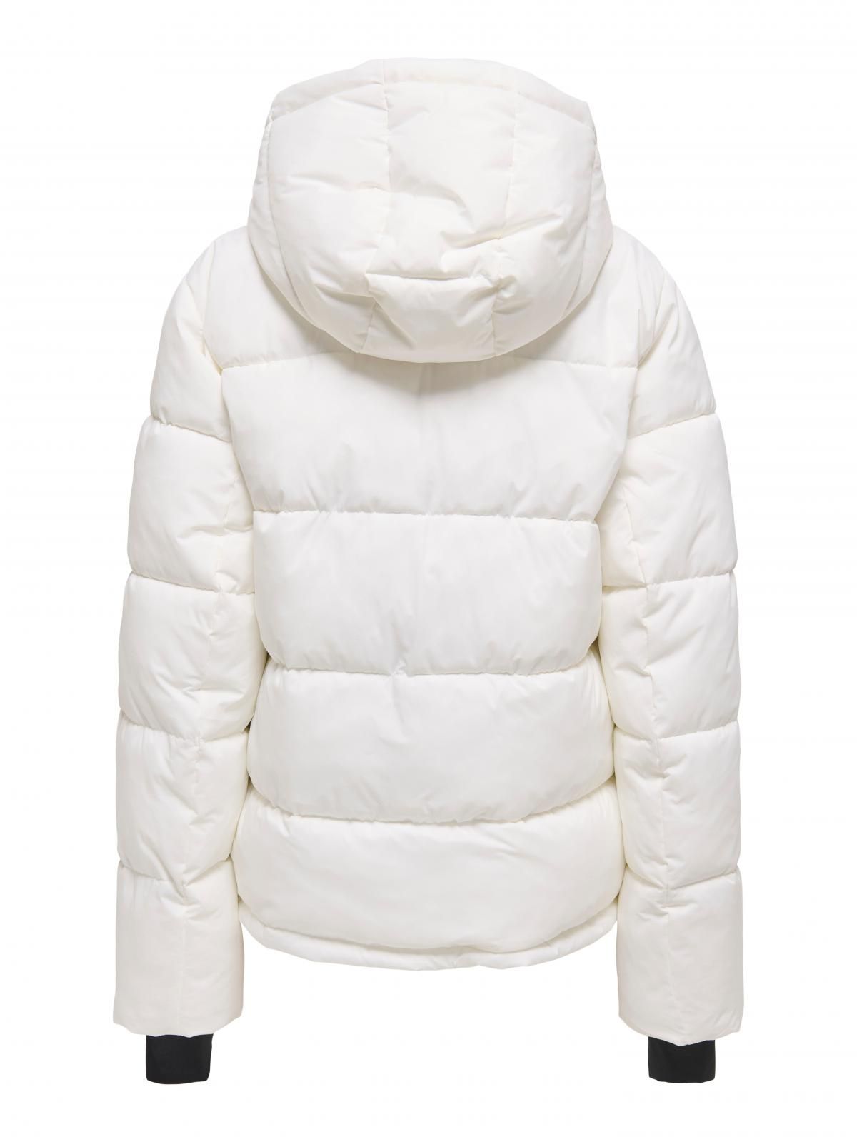 온리 테크니컬 방수 화이트 숏 패딩 재킷 15332825_5 WHITE / BRIGHT WHITE - 상세 이미지 4