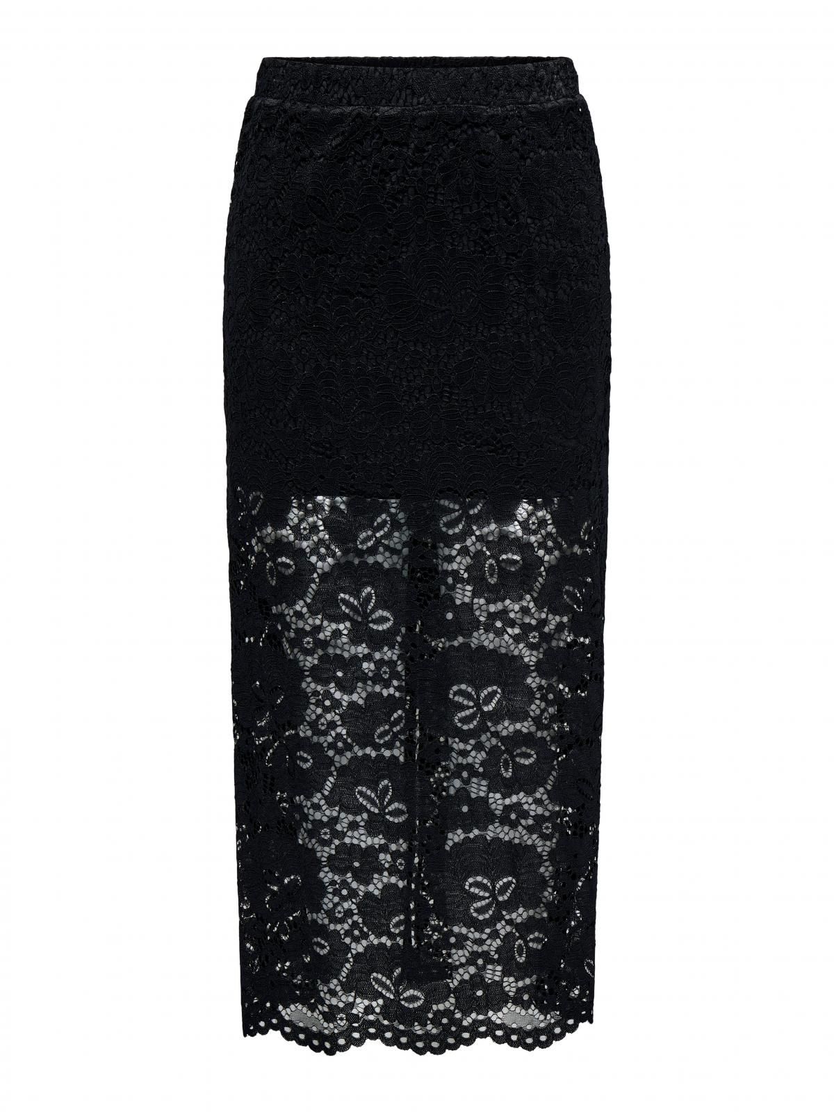 제이디와이 레이스 미디 롱 스커트 15356129_2161 BLACK / BLACK - 상세 이미지 3