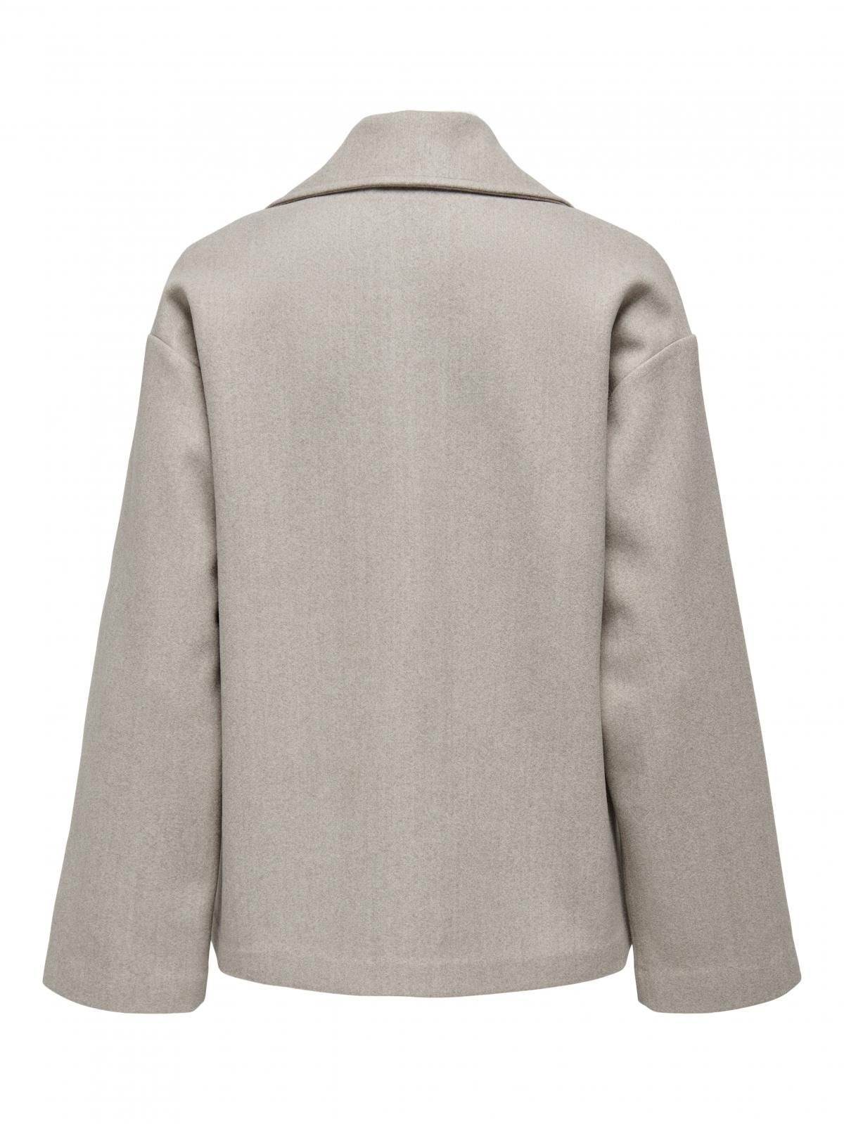 온리 더블버튼 크롭 테일러드 재킷 15315503_116_1088415 WHITE / SIMPLY TAUPE - 상세 이미지 4