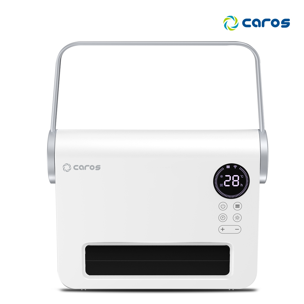 캐로스 욕실 온풍기 화장실 벽걸이 PTC 히터 난방기 리모컨