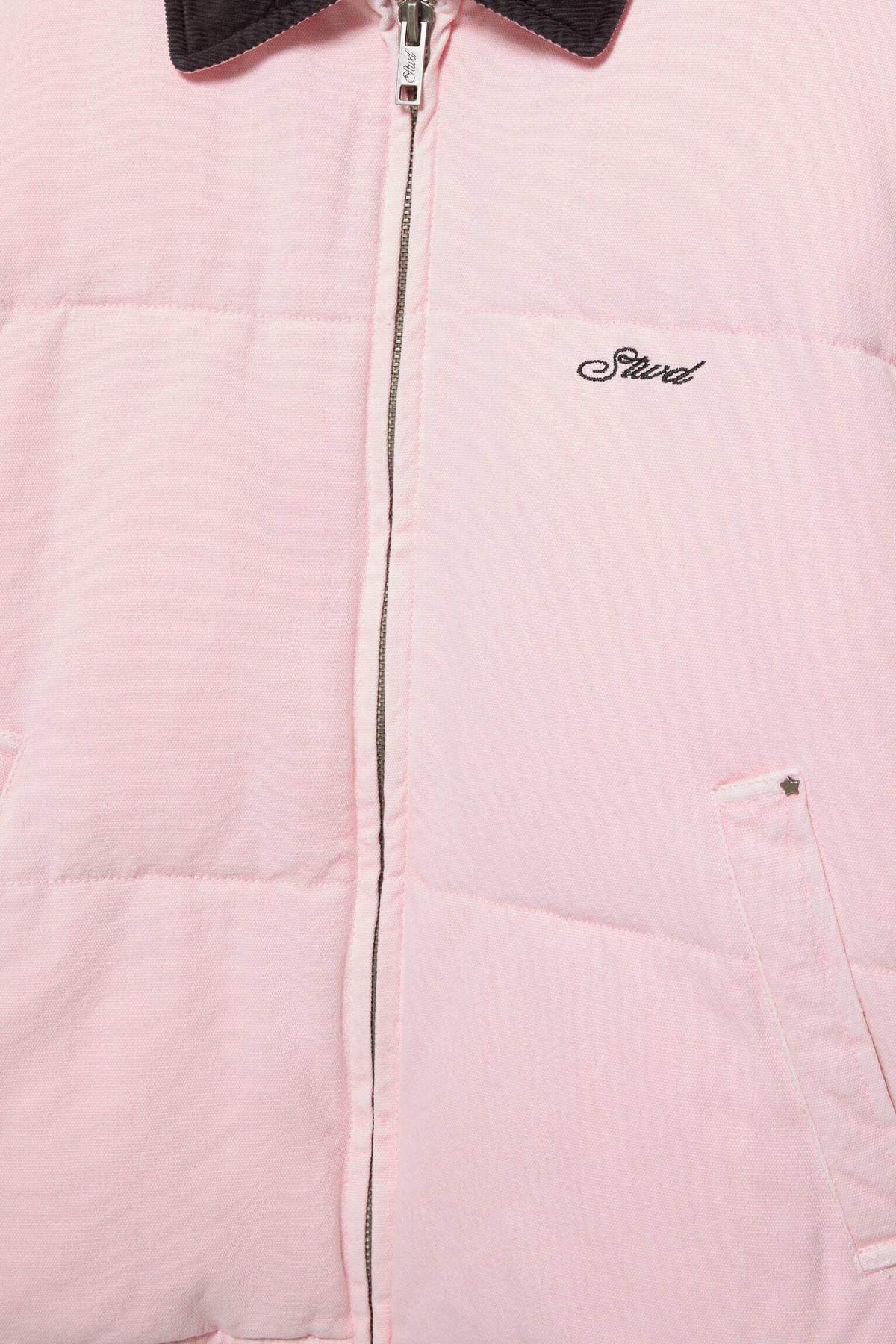 풀앤베어 STWD 배색 칼라 숏 패딩 재킷 7700/342 ROSE PINK - 상세 이미지 5