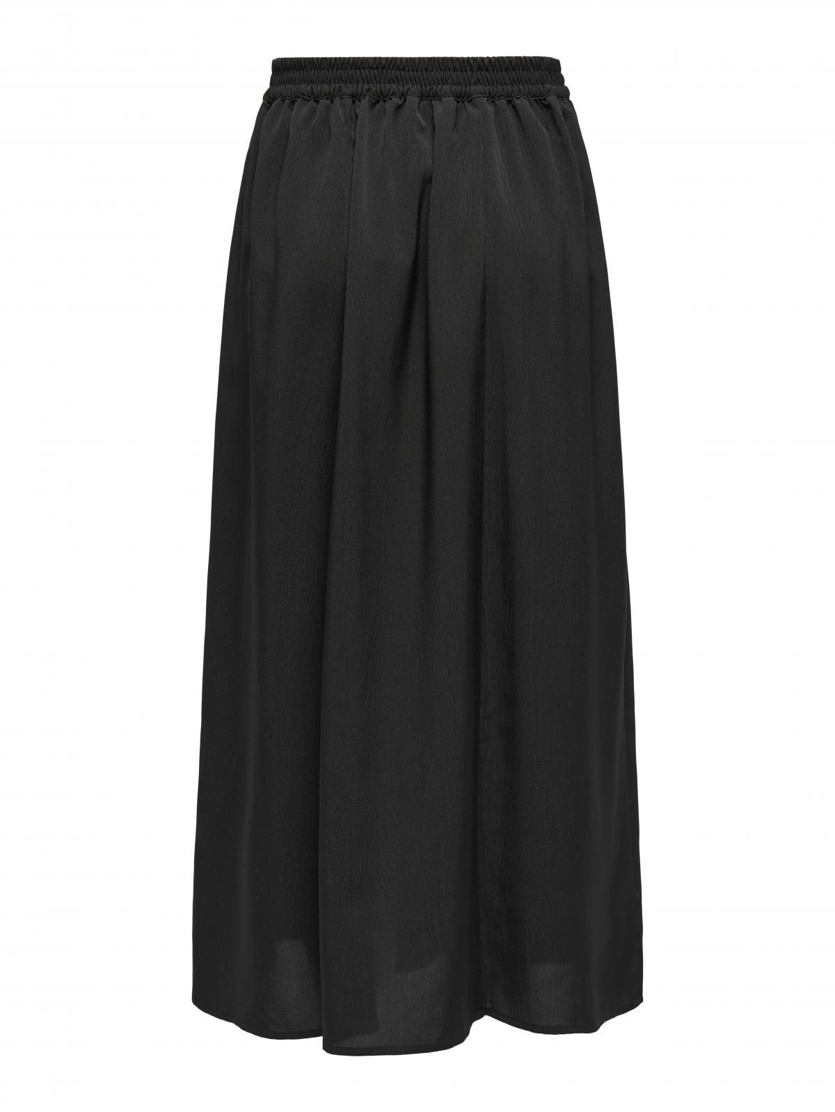 온리 벨트 포인트 롱 스커트 15335565_2161 BLACK / BLACK - 상세 이미지 4