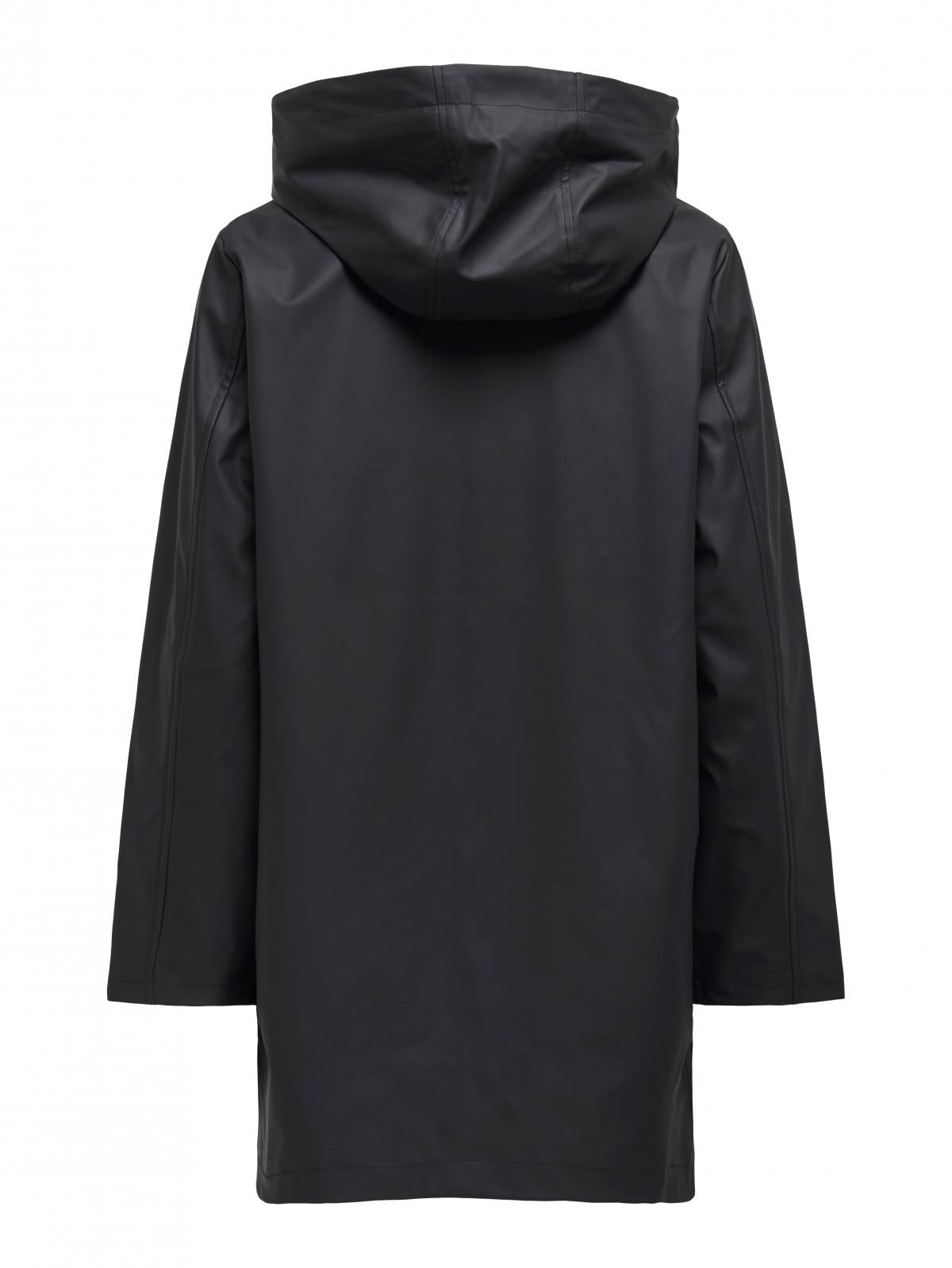온리 테크니컬 방수 롱 레인코트 15265846_2161_958208 BLACK / BLACK - 상세 이미지 4