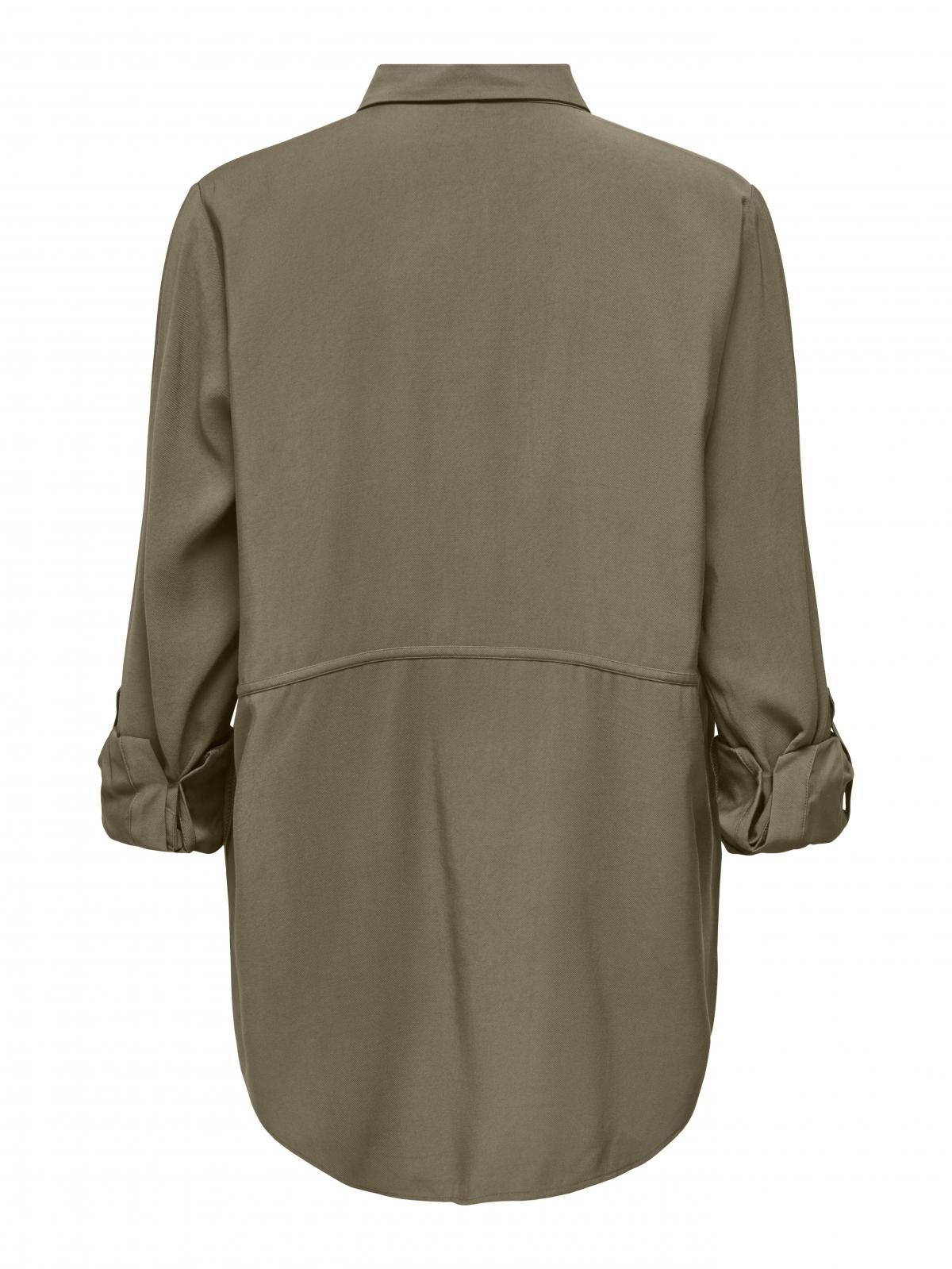 제이디와이 오버핏 테크니컬 카키 셔츠 15284703_120 GREY / WALNUT - 상세 이미지 5