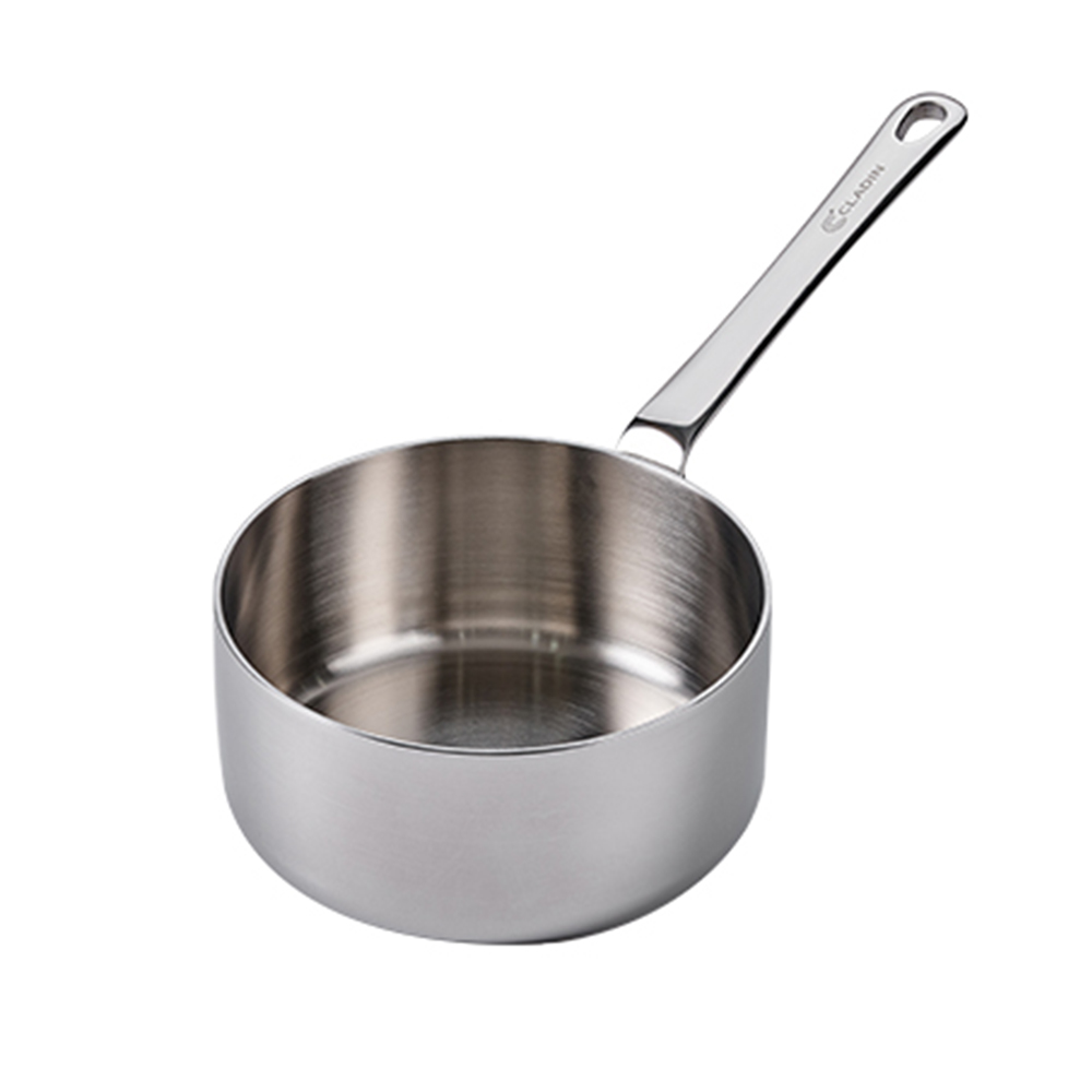 클래딘 인덕션 직화 IH 통3중 스텐 편수냄비 미니 소스팬 소스냄비 12cm - 상세 이미지 2