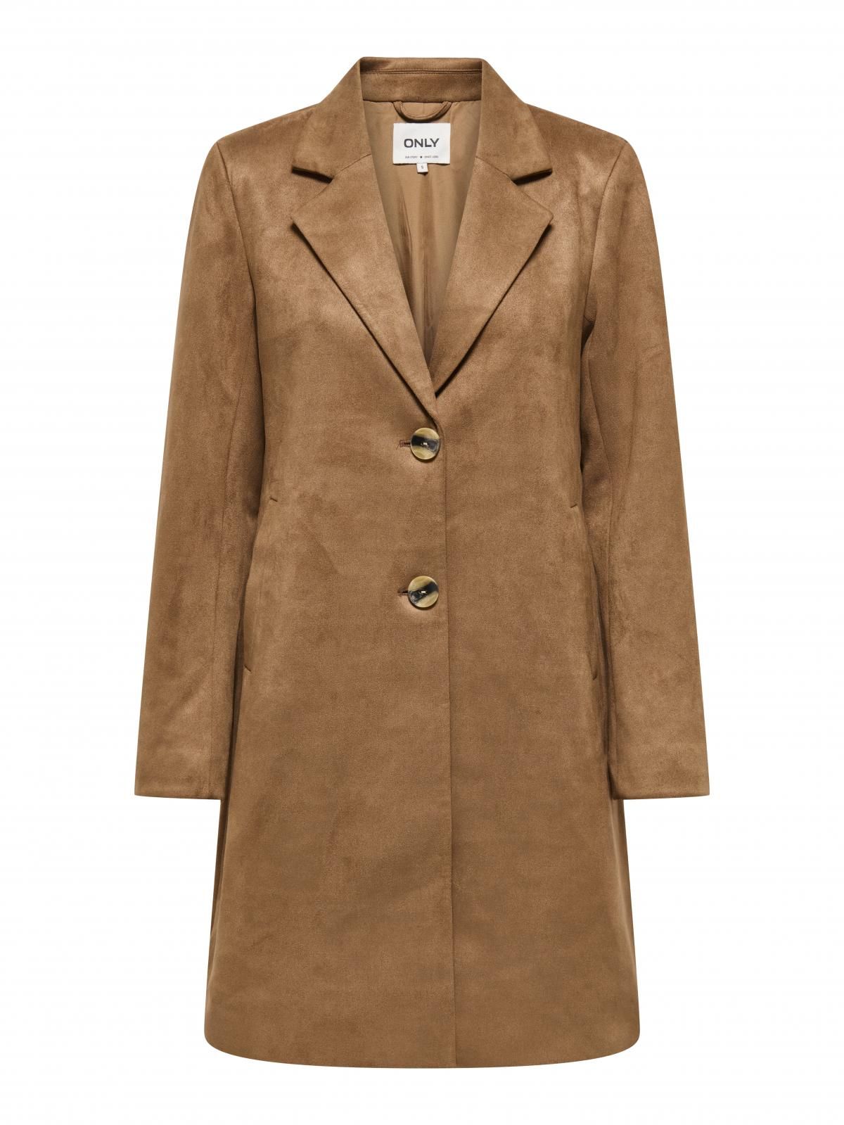 온리 테일러드 클래식 싱글버튼 재킷 15336518_409 BROWN / COGNAC - 상세 이미지 3