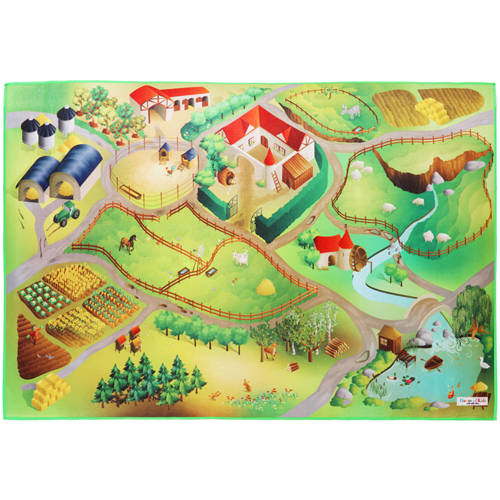 OF KIDS 플레이매트 농장 100x150 - 메인 이미지