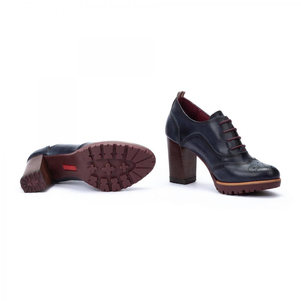 피콜리노스 청키힐 레더 옥스포드 펌프스 CONNELLY W7M-7630ST BLUE - 상세 이미지 5