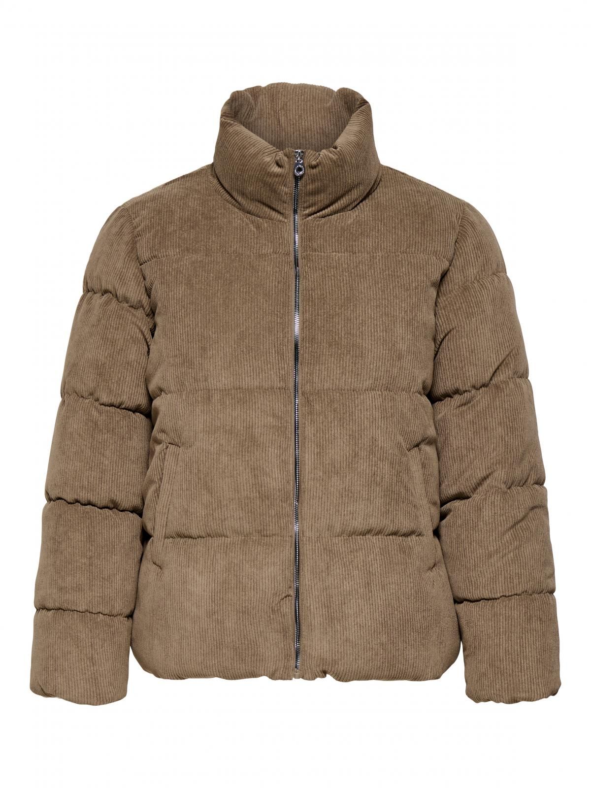 온리 테크니컬 방풍 숏 패딩 코트 하이넥 15363684_270_1236265 BROWN / CUB - 상세 이미지 3