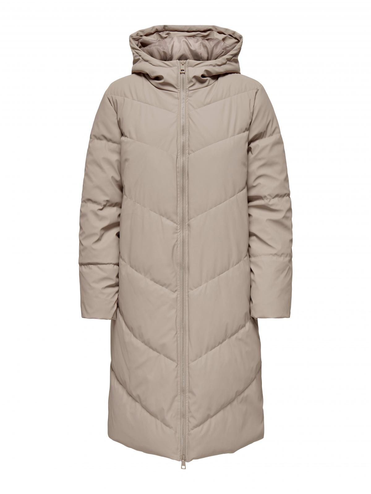 제이디와이 웜 테크니컬 롱 후드 패딩코트 15217556_116 WHITE / SIMPLY TAUPE - 상세 이미지 4