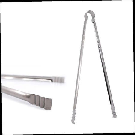 바베큐집게 스테인리스 캠핑용 숯불 그릴 톱니 미끄럼방지 야외 조리도구