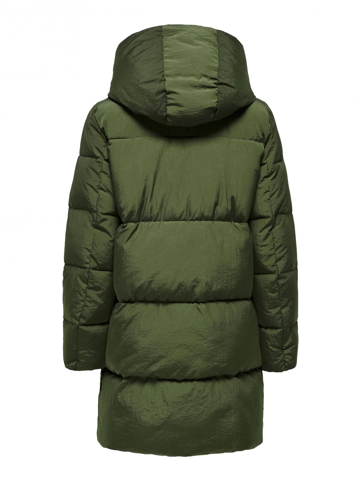 온리 윈드프루프 오버핏 롱 패딩 코트 15340754_1920 BROWN / DARK OLIVE - 상세 이미지 4