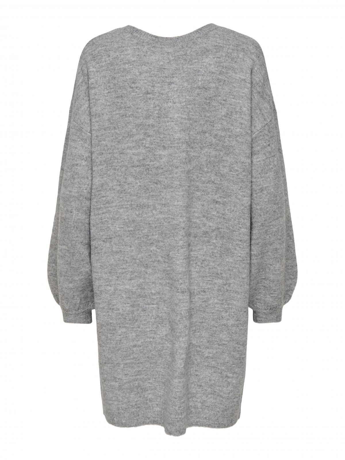 온리 레이스 니트 브이넥 미니 원피스 15329231_2381_1129235 GREY / LIGHT GREY MELANGE - 상세 이미지 4