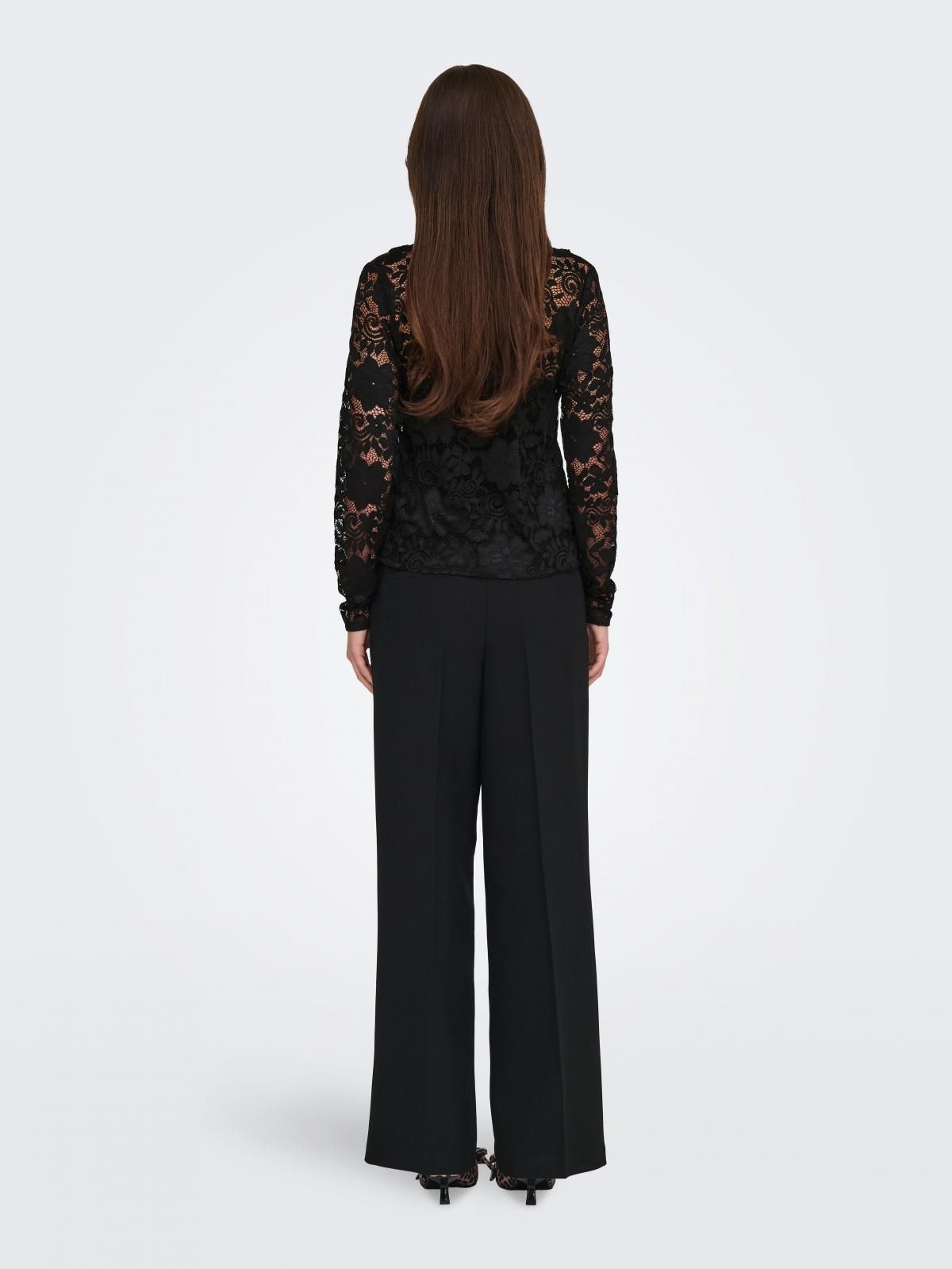 제이디와이 레이스 블랙 브이넥 가디건 15352632_2161 BLACK / BLACK - 상세 이미지 2