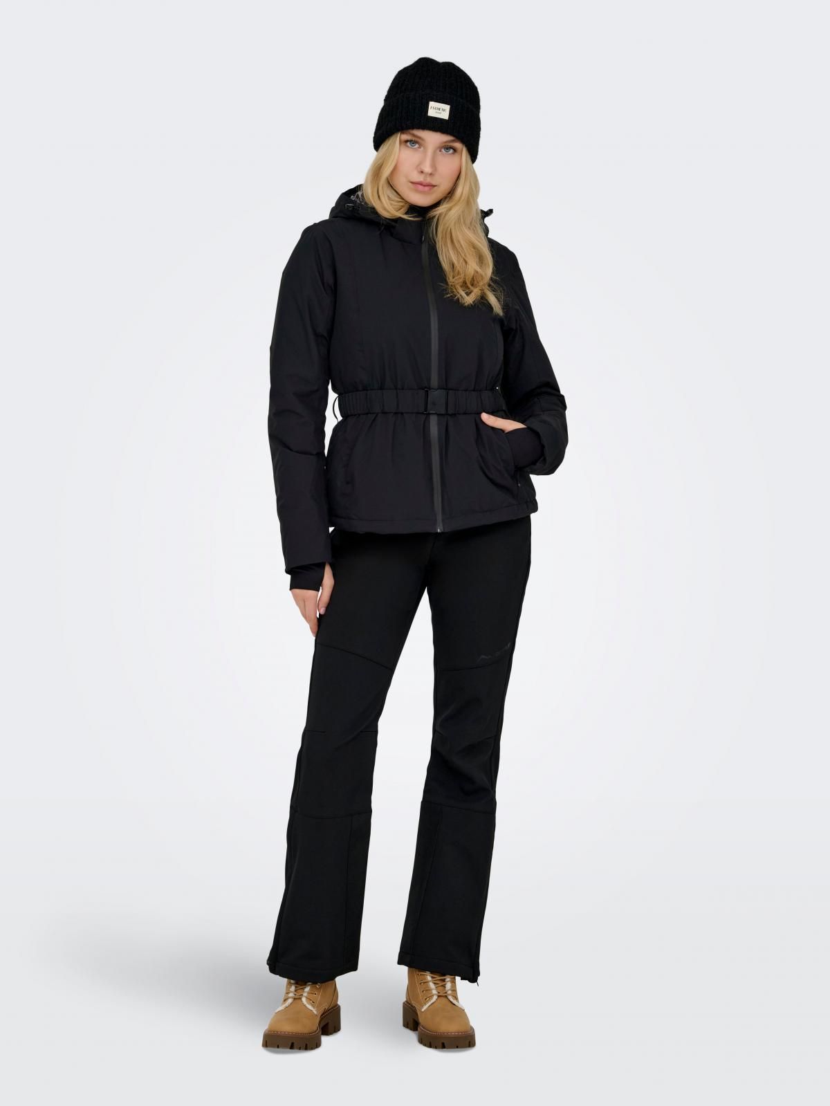 온리 테크니컬 방수 벨트 스키 자켓 15353958_2161 BLACK / BLACK - 상세 이미지 5
