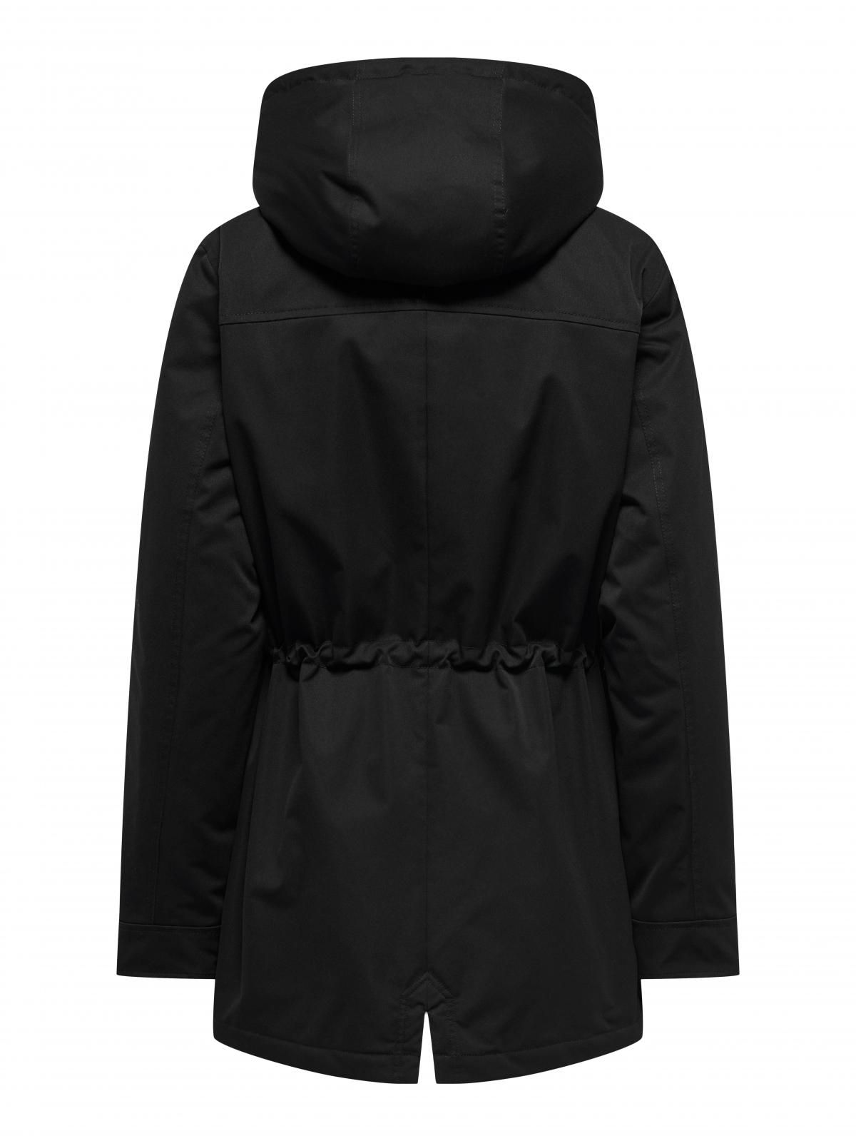 온리 테크니컬 후드 집업 재킷 15357625_2161 BLACK / BLACK - 상세 이미지 4